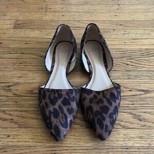 A New Day Flats Pointed Toe Cheeta Print Flats 11